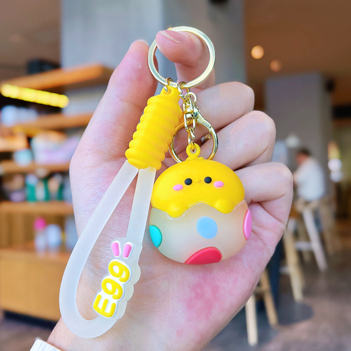 Wholesale PVC Luminous Small Animal Cartoon Doll Keychain JDC-KC-NLu010