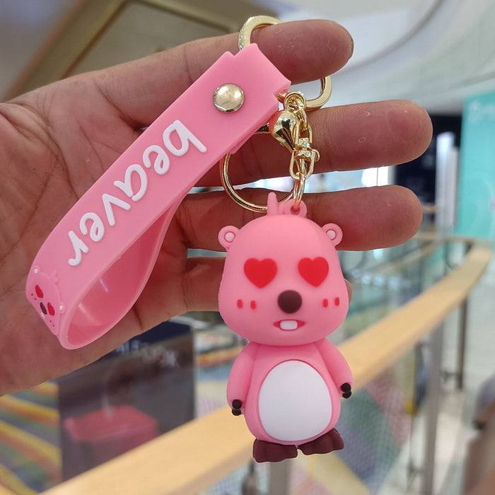 Wholesale PVC Cartoon Doll Keychain JDC-KC-KuangK002