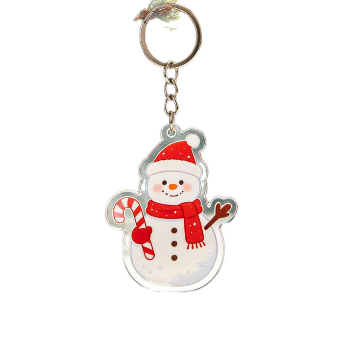 Wholesale Acrylic Christmas Keychain Holiday Gift Wedding Party Favor Boutique Accessory MOQ≥2