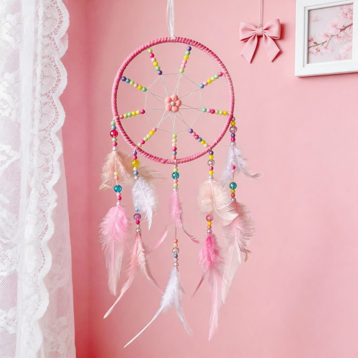 Wholesale Handmade Stainless Iron Dreamcatcher Princess Style Wall Hanging Decorative Accent MOQ≥2