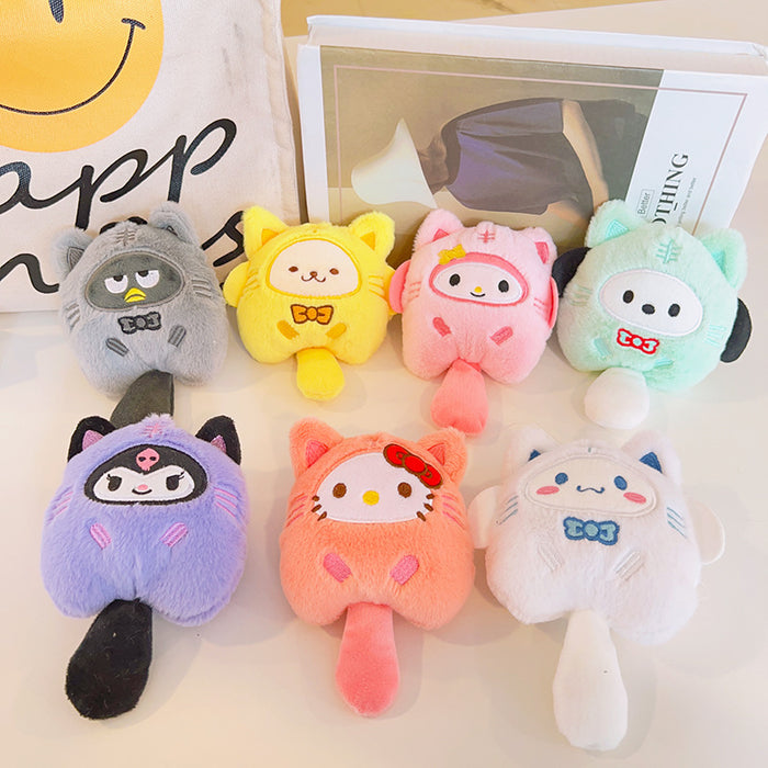 Wholesale Cute Plush Cartoon Doll Keychains JDC-KC-LiuFan023