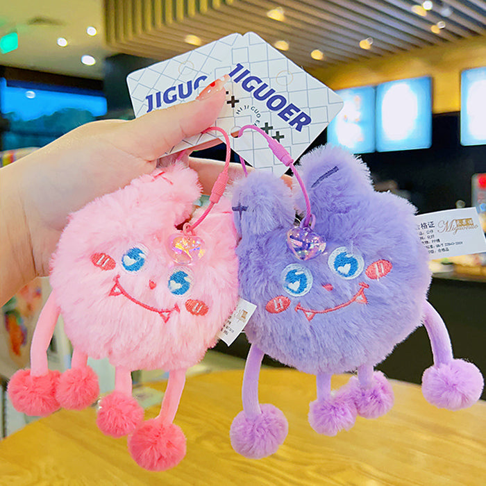 Wholesale Long-legged Snow Monster Plush Keychains JDC-KC-YDao104