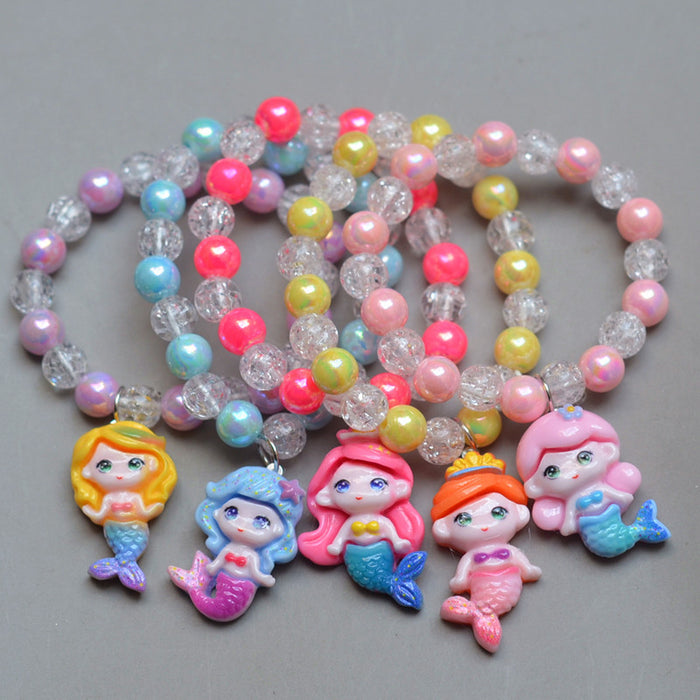 Wholesale Rainbow crystal bead bracelet