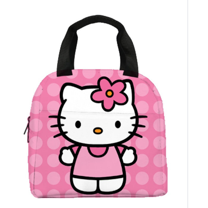 Wholesale Portable lunch bag cute cartoon lunch bag insulated lunch box bag with rice bag