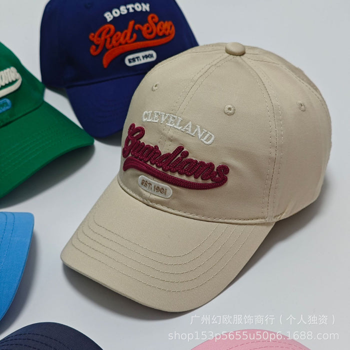Wholesale Embroidered baseball sunshade hat with letters
