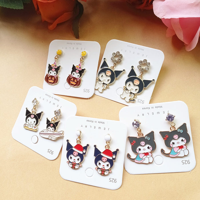 Wholesale Cute Cartoon Alloy Earrings JDC-ES-Xiaox009