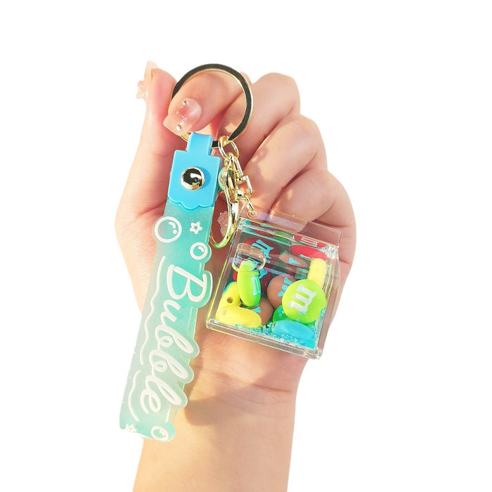 Wholesale Acrylic Oil Keychain JDC-KC-ShiH003