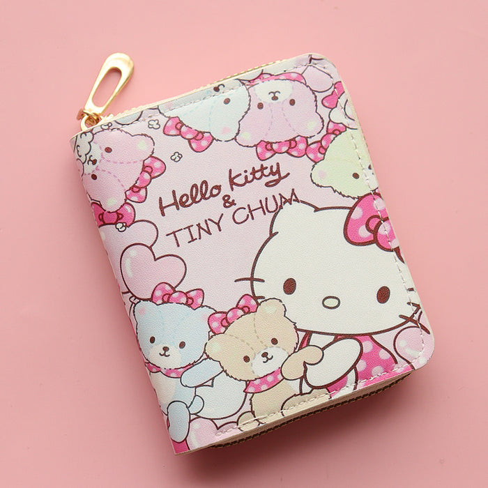 Wholesale PU Cartoon Printing Zipper Coin Purse JDC-WT-Jumei006