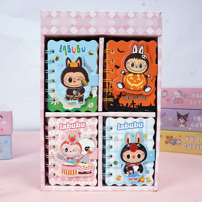 Wholesale A7 Spiral Notebook 100 Pages Cartoon Portable Notepad for Students Casual Gift