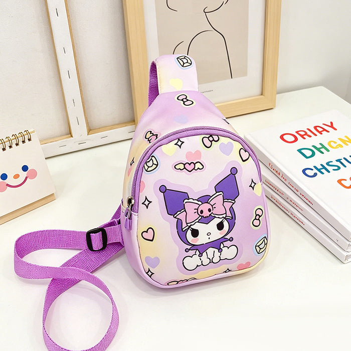 Wholesale Chic Anime Cartoon Print Nylon Crossbody Bag