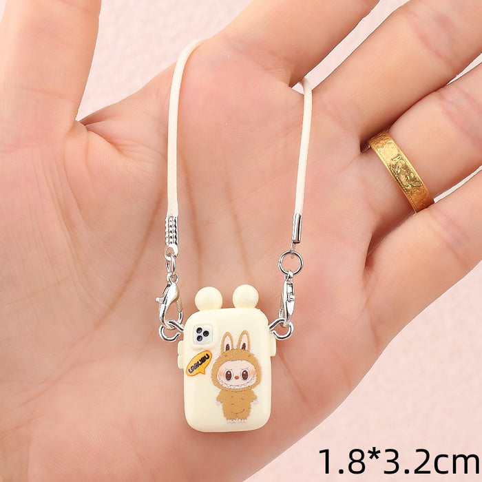 Wholesale Mini cartoon pendant creative accessories doll ornament