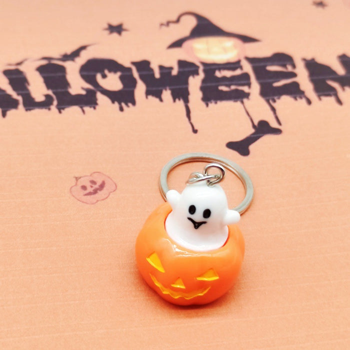 Wholesale 10PCS Halloween 3D Cartoon Resin Keychain JDC-KC-TYS017