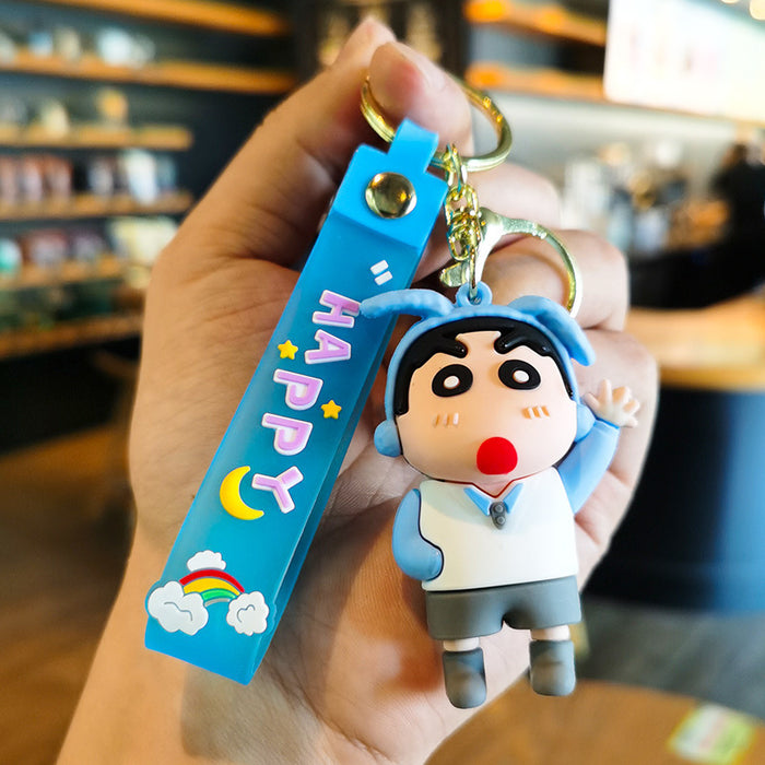 Wholesale Rubber Cartoon Doll Keychain JDC-KC-Tingm185