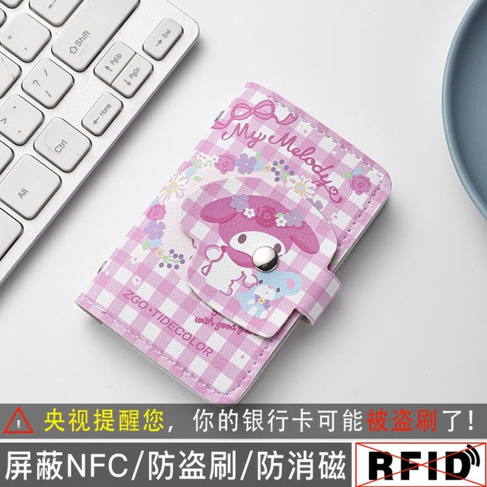 Wholesale Cute Cartoon Multi-Card Slot Card Holder ID Card Organizer Wallet