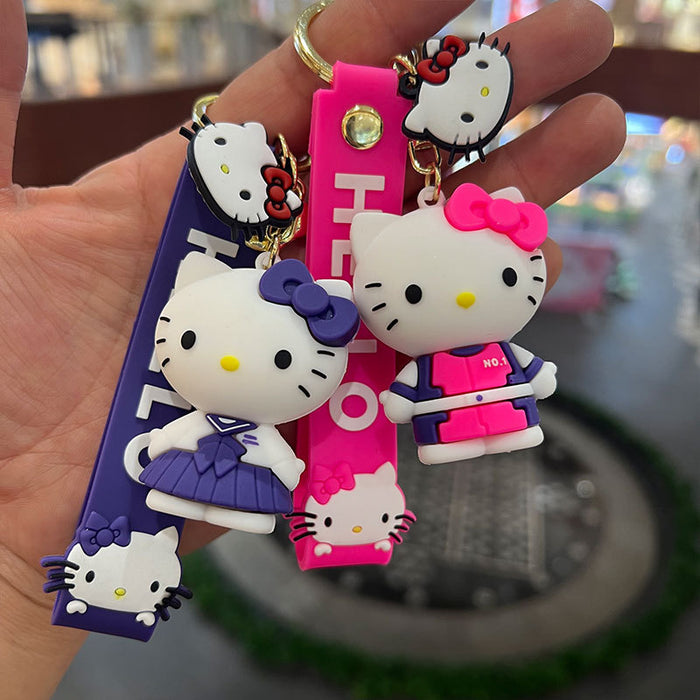 Wholesale Creative Silicone Doll PVC Keychain (F) JDC-KC-XingS010