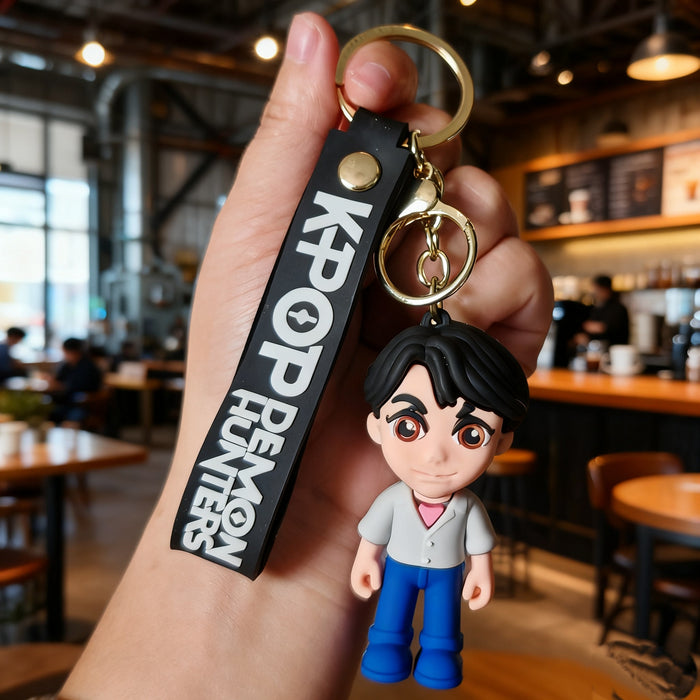 Wholesale KPOP Cute Cartoon Silicone Keychain
