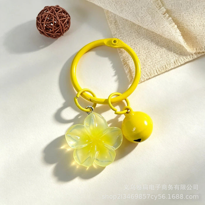Wholesale Plastic Resin Keychain Card Ring Bell Charm Cute Style Bag Charm DIY Craft Accessory