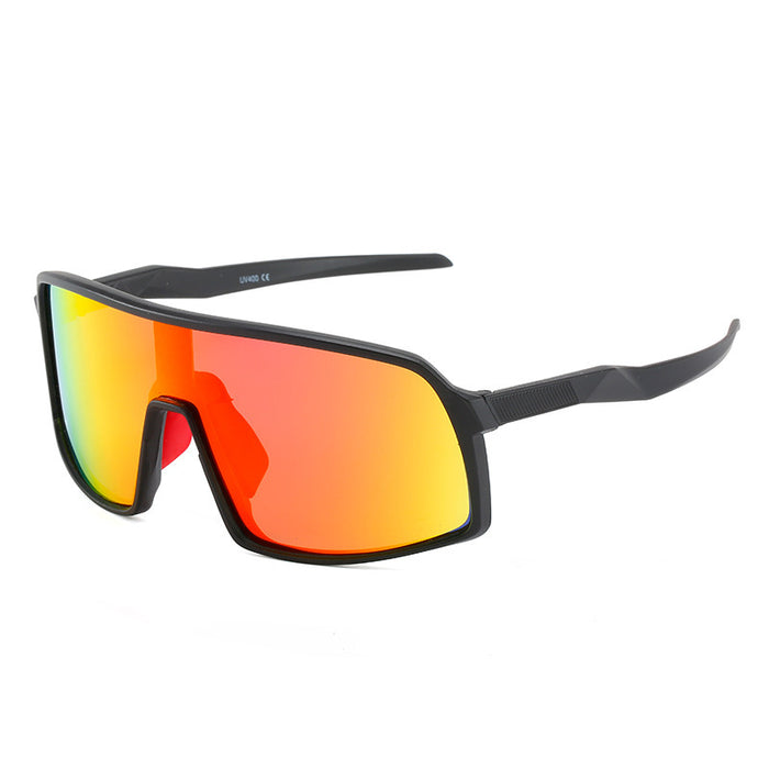 Wholesale Transparent color changing cycling glasses, fashionable polarized sunglasses, windproof outdoor sports sunglasses