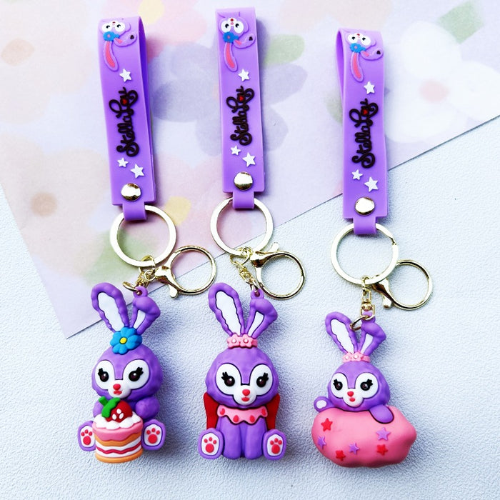 Wholesale PVC Cartoon Doll Keychain JDC-KC-WuYi117