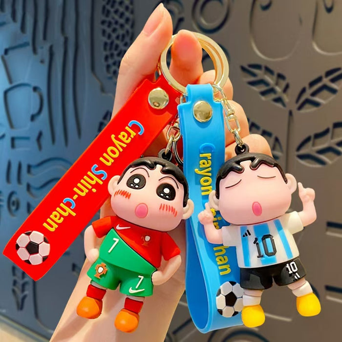 Wholesale  Cartoon cute key chain football pendant car school bag key chain