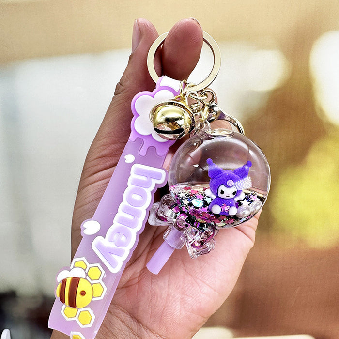 Wholesale Acrylic Starfish Oil Lollipop Cartoon Keychain JDC-KC-RunX017