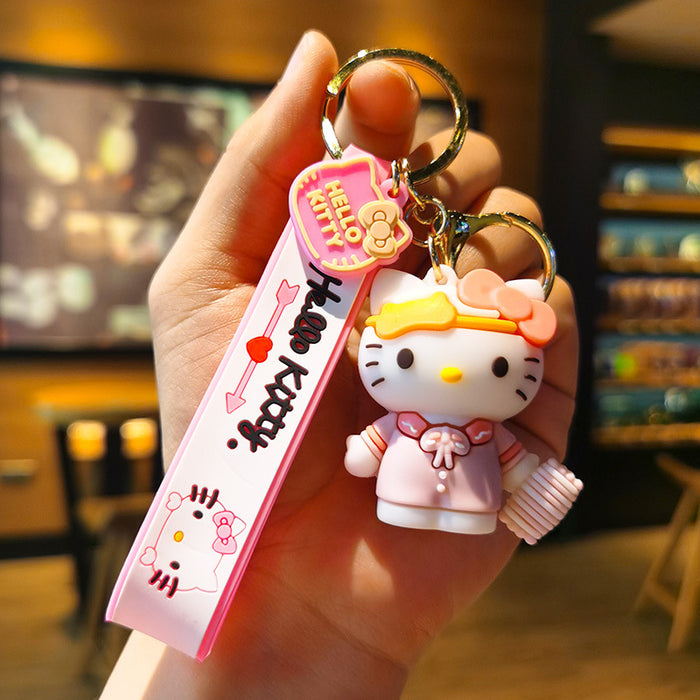 Wholesale Cartoon Doll Silicone Keychain JDC-KC-Tingm248