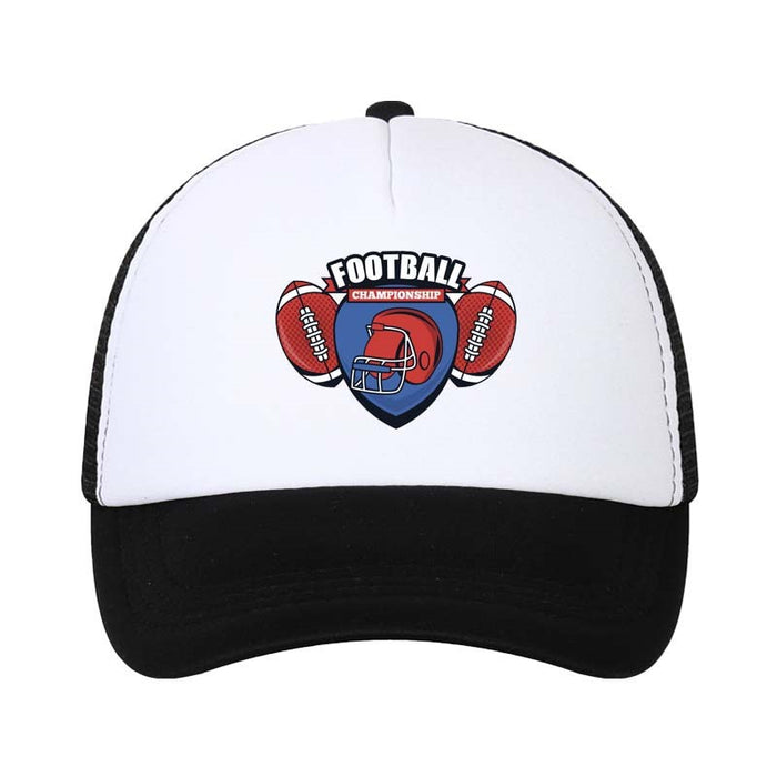 Wholesale Football Print Polyester Baseball Cap JDC-FH-JuH004