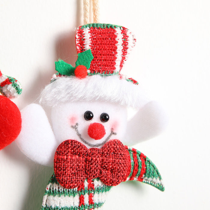 Wholesale Christmas decoration pendant  door hanging ornament Christmas holiday decoration pendant hanging ornament