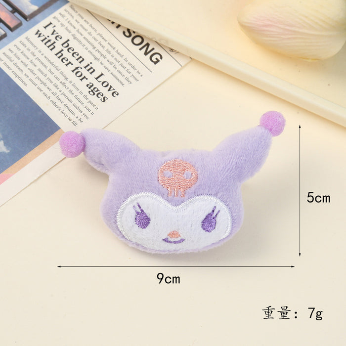 Wholesale Cartoon Children's Doll Hairpin Hair Accessories suit Girl  Hair Rope suit Broken Hair Bangs Clip