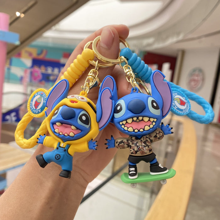 Wholesale Creative cartoon funny Keychain doll bag pendant