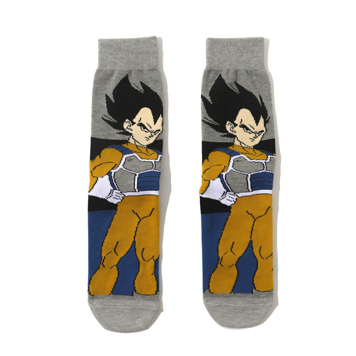 Wholesale men's Dragon Ball cotton long tube tide socks women's animation socks animation men's socks