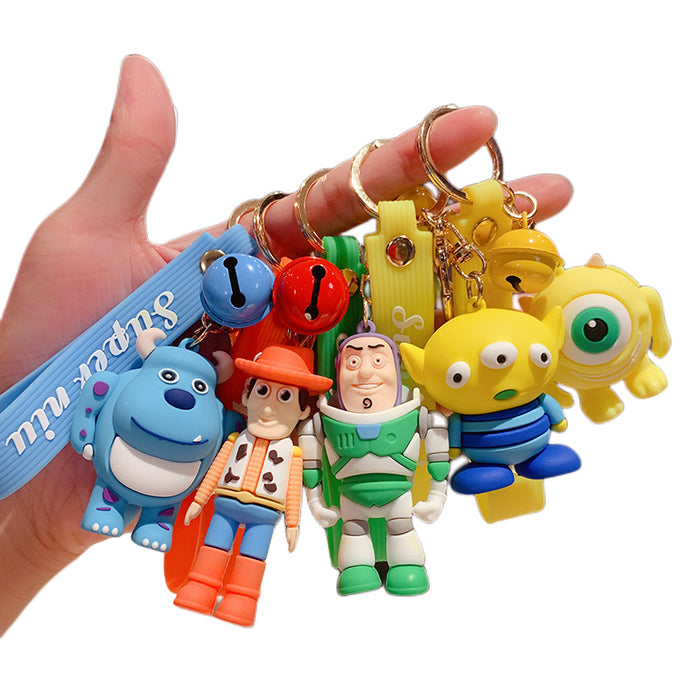 Wholesale PVC Cartoon Cute Doll Keychain JDC-KC-Yid027