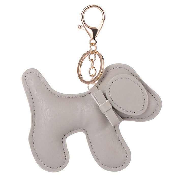 Wholesale Creative keychain leather pendant imitation leather keychain