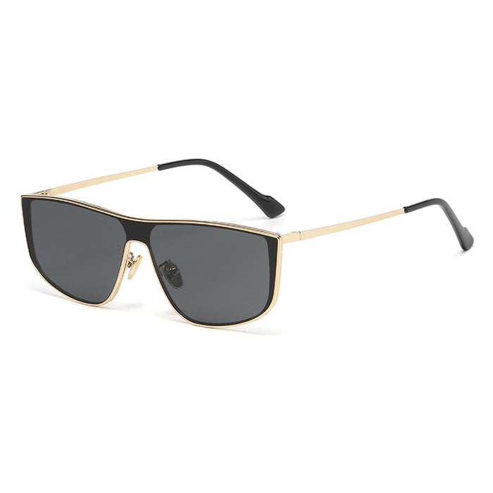 Wholesale Conjoined pilot style street photography sunglasses, fashionable sunglasses, outdoor UV protection