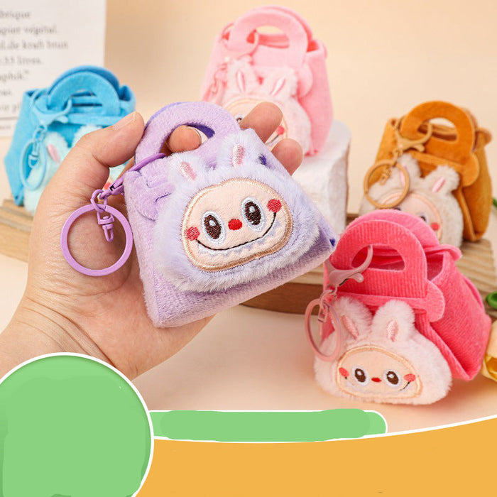 Wholesale  Coin Purse Cartoon Keychain Pendant Bag  Doll Machine Doll Storage Bag