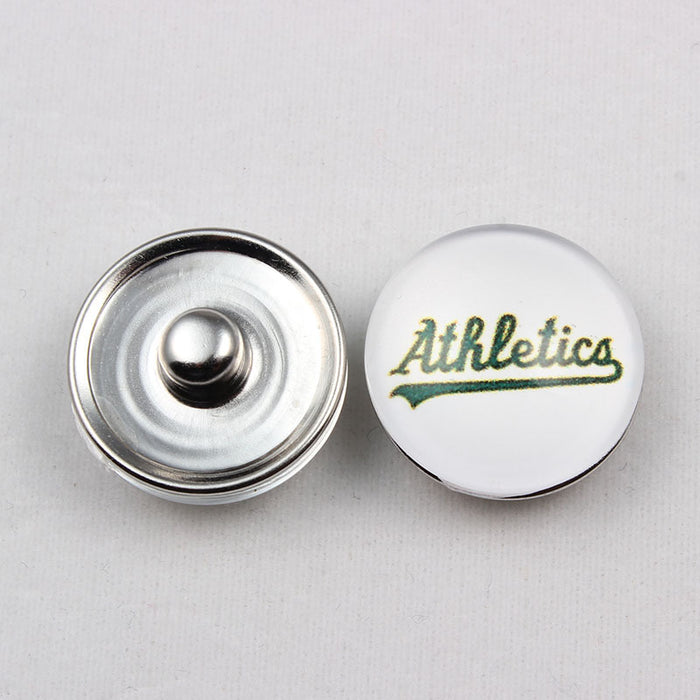 Wholesale 10 pairs/ pack 18mm Ice Hockey Team Button