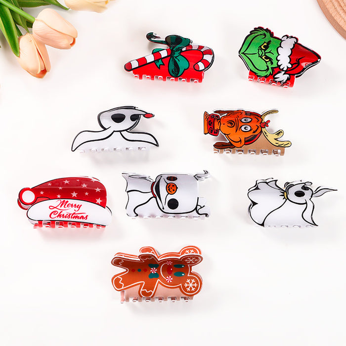 Wholesale Christmas grab clip hair clip back head updo hair headdress