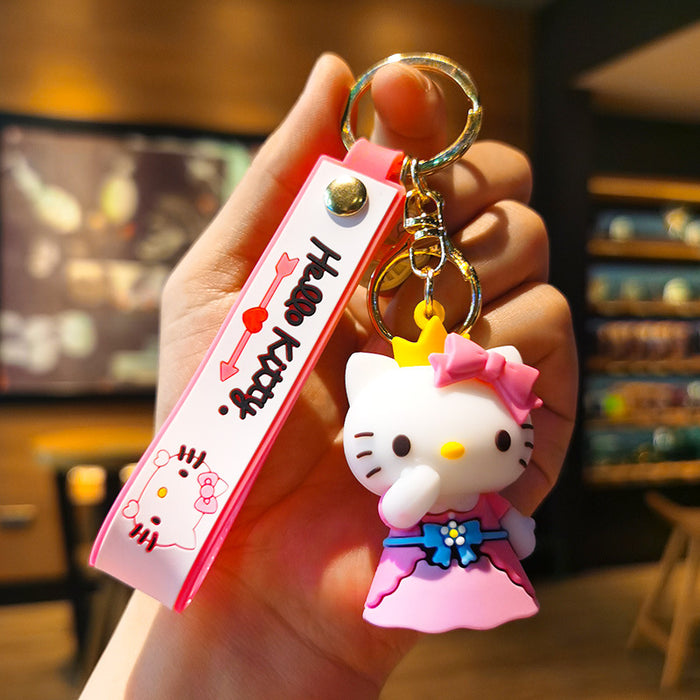 Wholesale Cartoon Doll Silicone Keychain JDC-KC-Tingm248