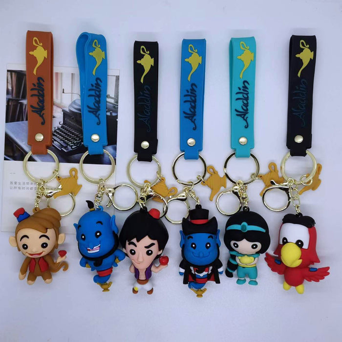 Wholesale cartoon  lamp doll key chain pendant bag car key chain accessories gift