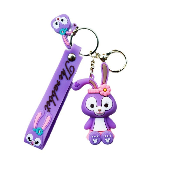 Wholesale PVC Cartoon Doll Keychain JDC-KC-WuYi095