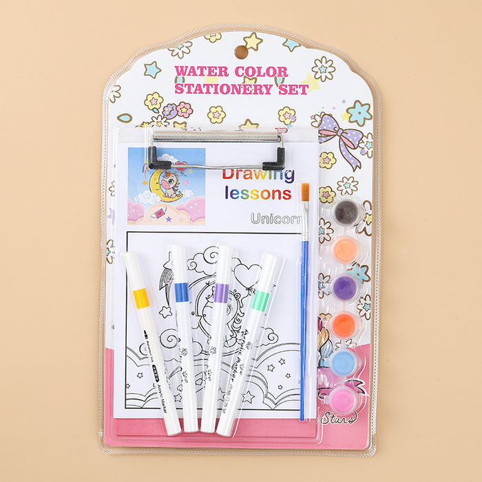 Wholesale DIY Plywood Watercolor pen Set