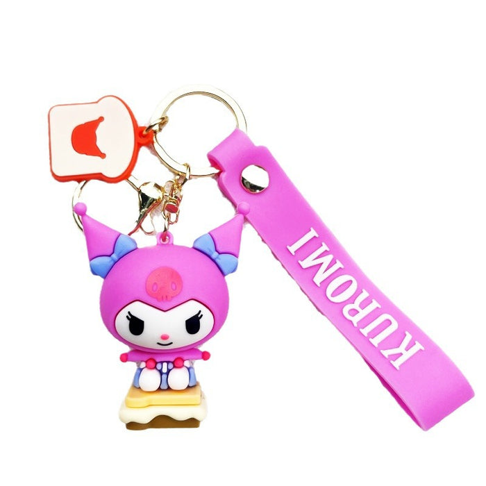 Wholesale PVC Cute Cartoon Doll Keychain JDC-KC-WuYi060