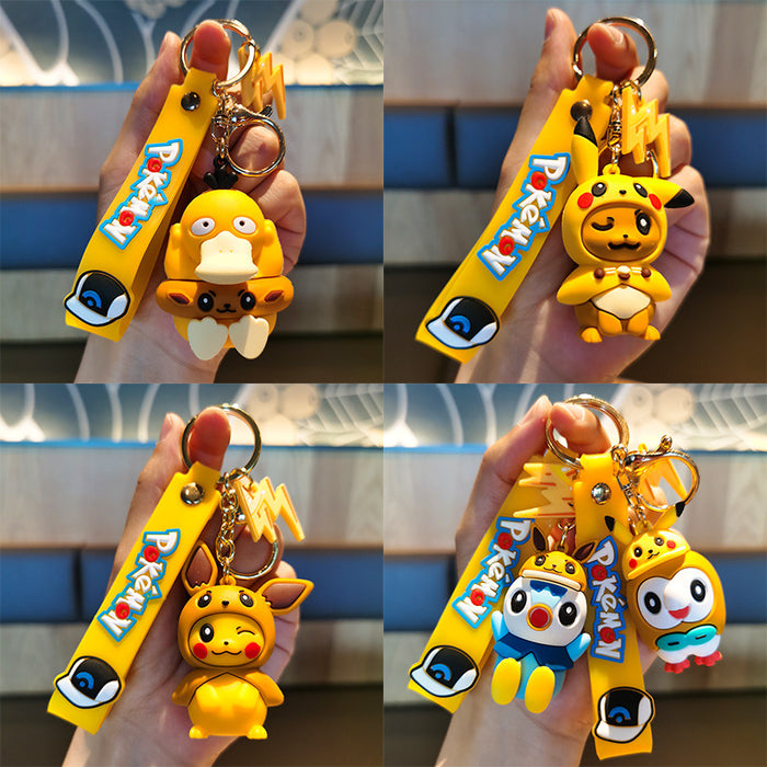 Wholesale Cartoon Doll Silicone Keychain JDC-KC-Tingm239