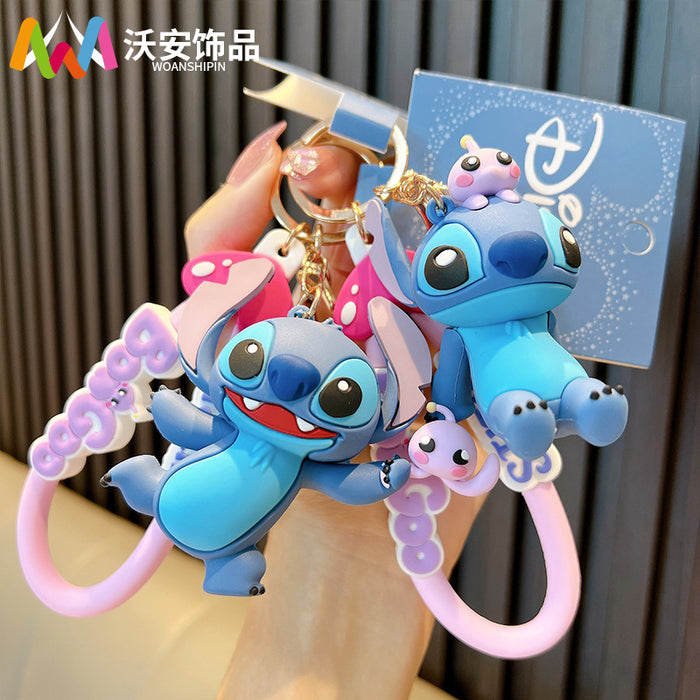 Wholesale Cartoon Doll PVC Keychain JDC-KC-YuZi004