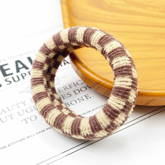 Wholesale 10pcs High elasticity thickened and durable hair tie
