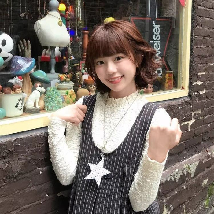 Wholesale Polka Dot Star Music Note Necklace Trendy Long Chain Fashion Accessory