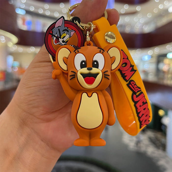 Wholesale Keychains PVC Hardware Cute Cartoon (M) JDC-KC-MiaoY044