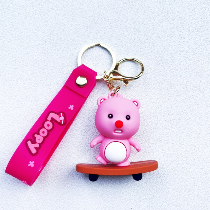 Wholesale PVC Cartoon Doll Keychain JDC-KC-WuYi041