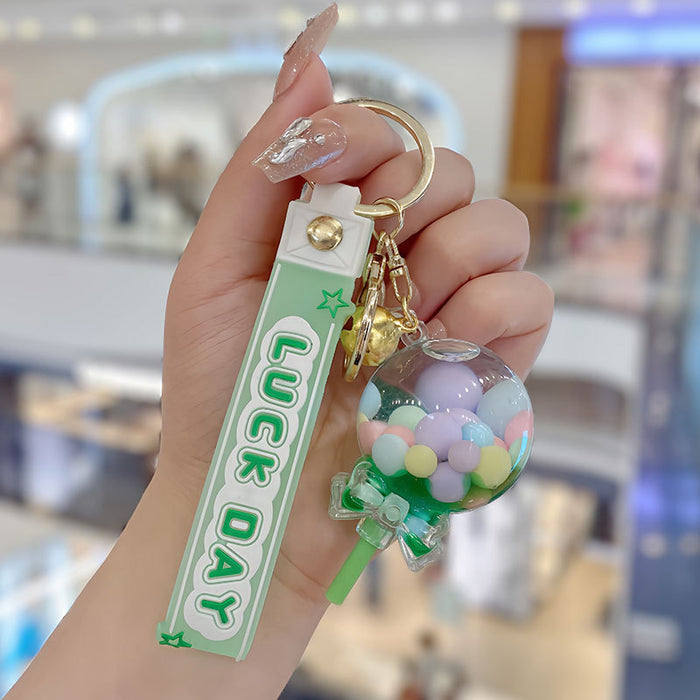 Wholesale Acrylic Oil Lollipop Keychain JDC-KC-SuXC005