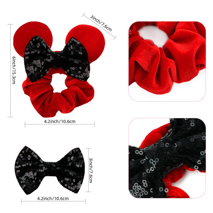 Wholesale Cartoon Cute Bow Hair Band Children's Hair Scrunchies JDC-HS-Danzuo018